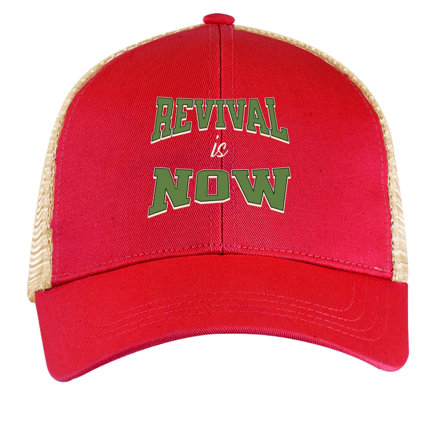 RED / OYSTER - FRONT