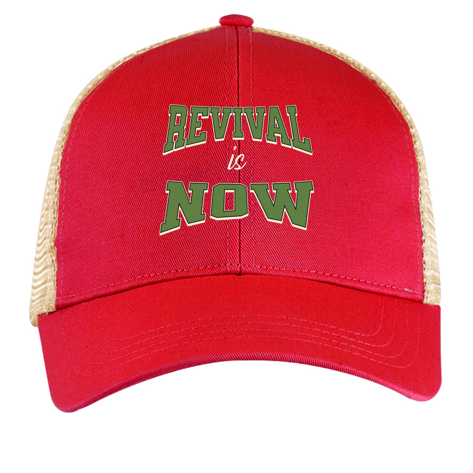 RED / OYSTER - FRONT